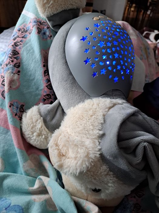 Smiki, ursulețul care doarme, cu proiector si sunete albe