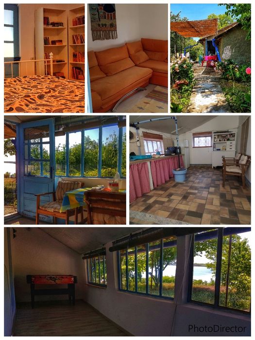 Teren superb 2850 mp cu casă bătrânească pe malul lacului cu panoramă de vis