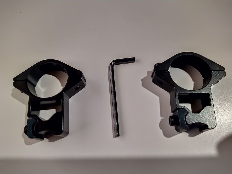 Set 2 Suporti Prindere pe Arma cu Sina 21-22 mm din Aluminiu (NOU)