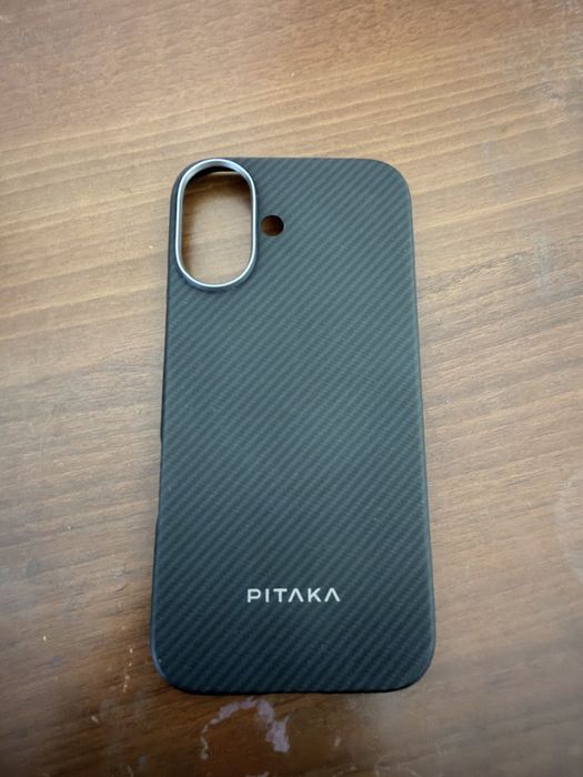 PITAKA MagEZ Case6 на iPhone 16 (кевларовый чехол, супертонкий)