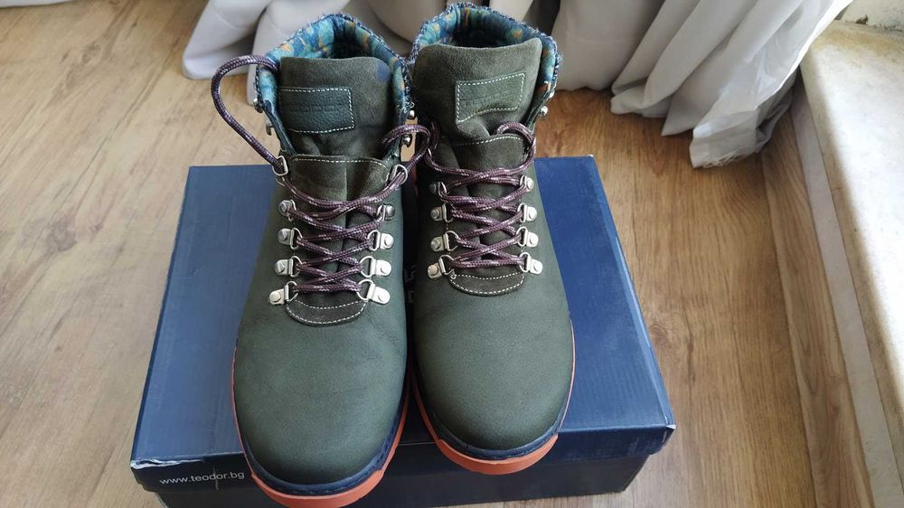 Мъжки боти Теодор 44 естествена кожа