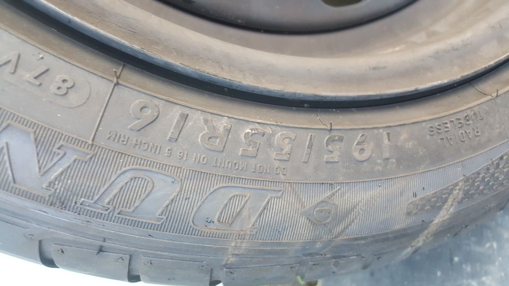 Джанти 5х120 с гуми 195 55 16 рън флат