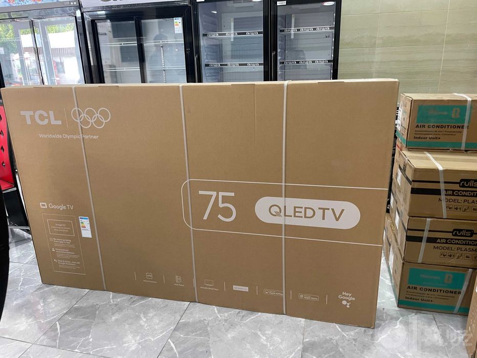 Телевизор TCL Smart Tv 75/65 T6D Премиум QLED TV доставка бесплатно