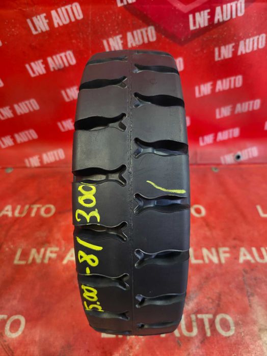 Anvelopa Stivuitor Greutate PLINA - 5.00-8/3.00 SOLID MARANGONI NOUA !