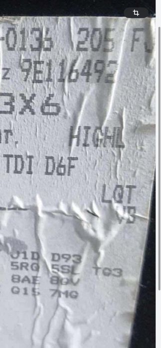 Cutie viteze automata dsg cod LQT vw passat b6 170 cp cod motor cbbb