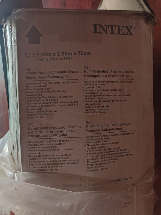 Бассейн каркасный Intex