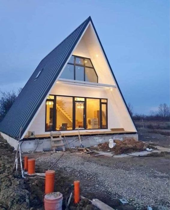 Vand cabane tip Aframe sau tip casa Avrig • OLX.ro