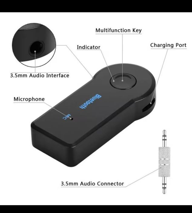 2 в 1 Wireless Bluetooth 5.0 приемник адаптер 3,5мм жак