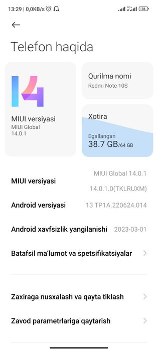 Redmi note 10c .