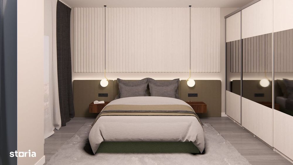 Apartament cu 2 camere, decomandat, etaj 3, 61mp, 99.800 euro