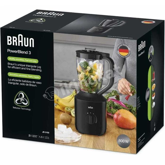 Блендер Braun PowerBlend JB3100BK черный.Китай