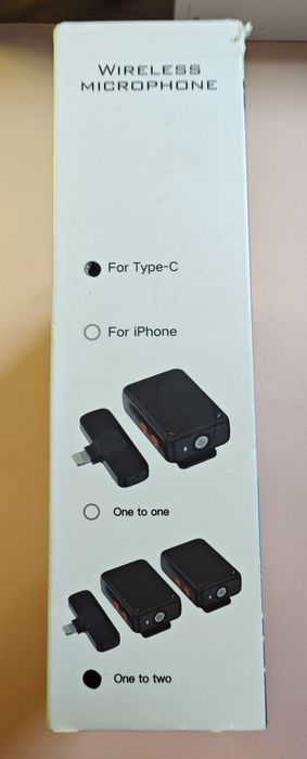 Set 2 microfoane wireless Gimpro, noise canceling, USB-C, impecabile