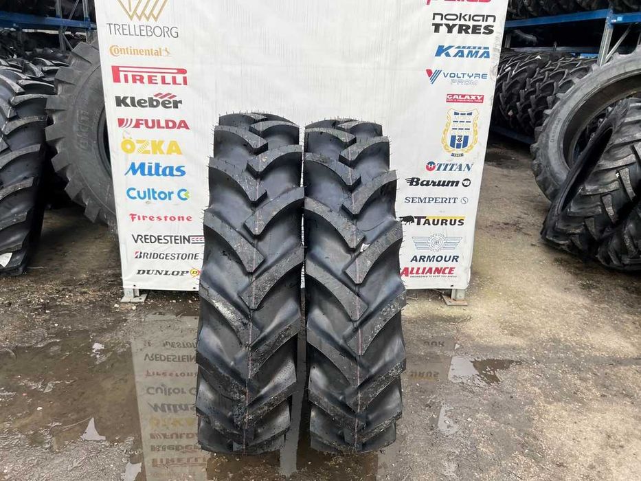 12.4-28 cu 8 pliuri cauciucuri noi marca OZKA cu garantie