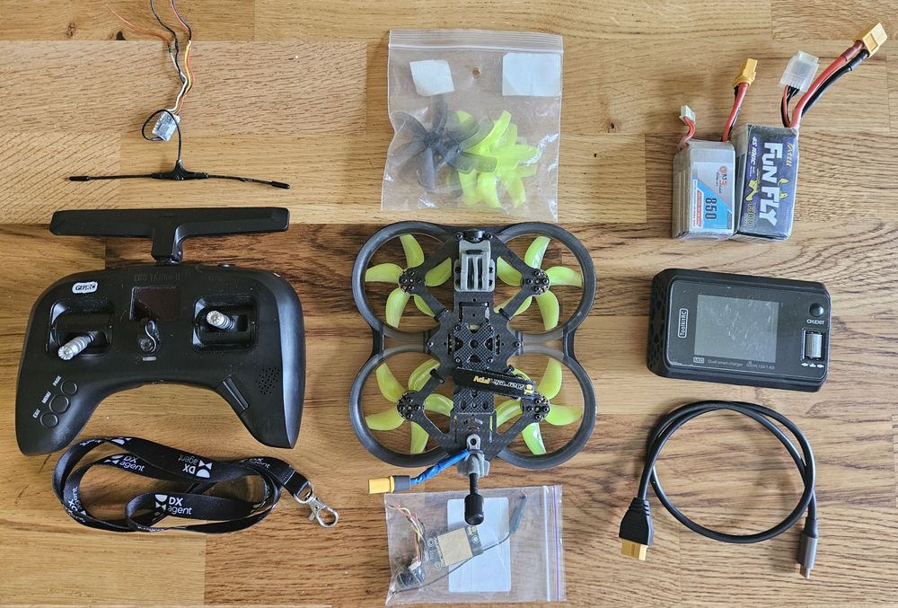 DarwinFPV CineApe 25 DJI Vista + TBS Tango 2 + ToolkitRC M6D - комплект (без очила)
