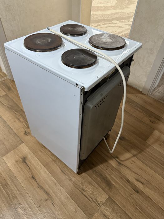 Электро газ плитка с духовкой