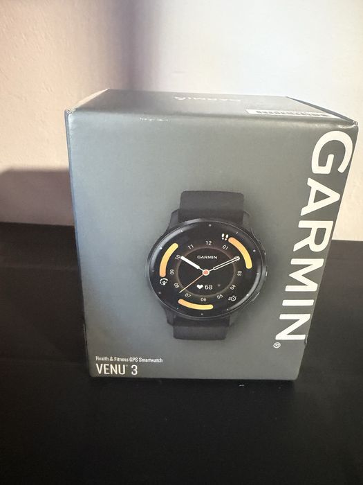 Garmin venu 3 smart watch pe negru