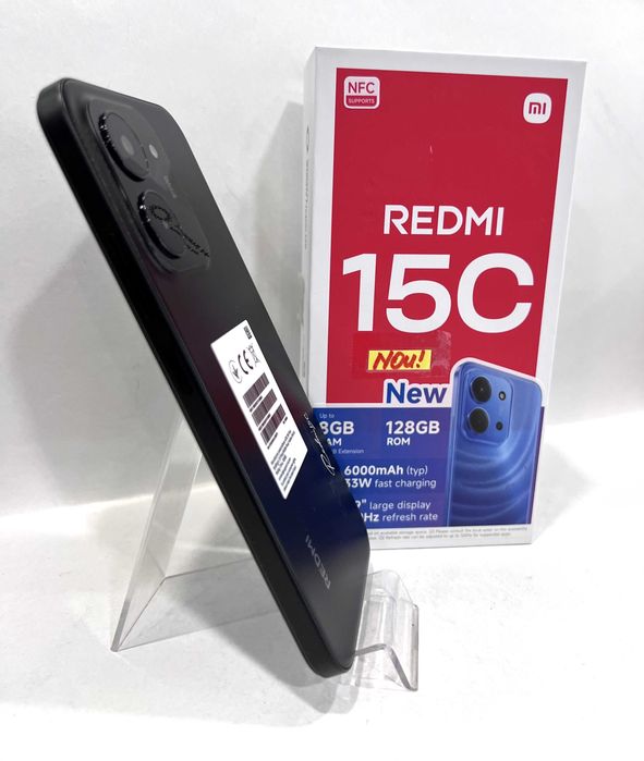 Xiaomi Redmi  15C, Midnight Black, 128GB/4+4GB, garantie, NOU!
