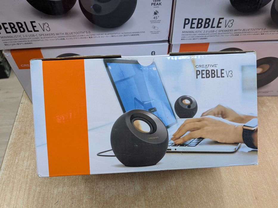 5 вида тонколони Creative PEBBLE PRO X PLUS Bluetooth Разопаковани Продукти с Гаранция