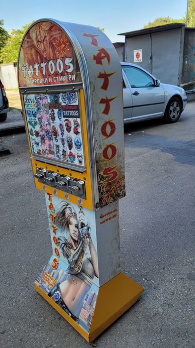 Вендинг тату машина за временни татуировки