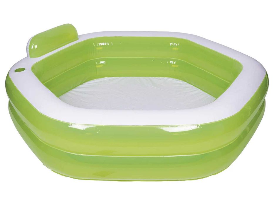 Надуваем басейн с вградени облегалка и чаша 202×151×46/60см