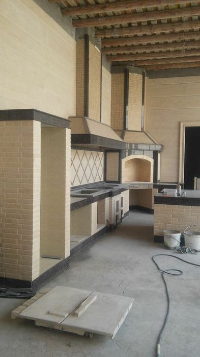 Строительство БАРБЕКЮ .Печь. Очаг. Летние кухни.