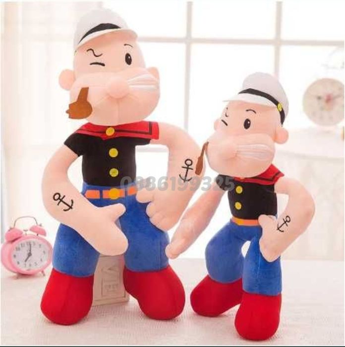 Плюшена играчка Попай Моряка Popeye, 70см