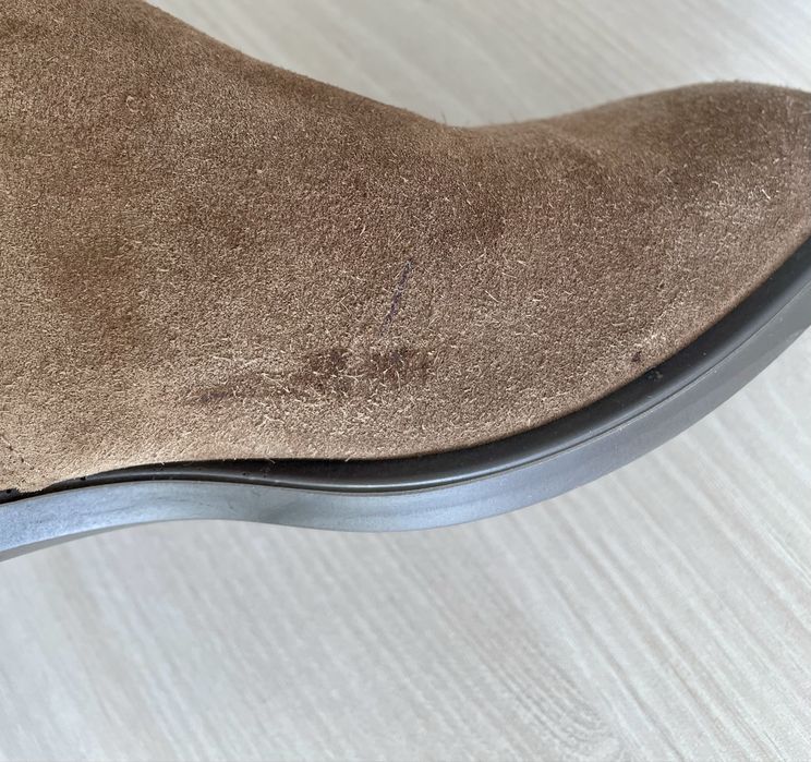Botine ECCO din piele intoarsa