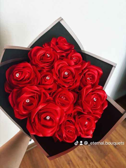 Букет от вечни рози