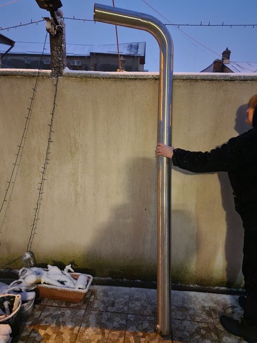 Vand teava inox alimentar (321)cu cot