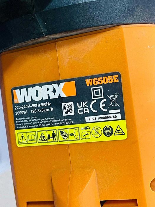 Suflantă pentru frunze și aspirator WORX WG505E 3000 W - pentru piese