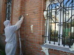 Утепление стен крыш пеноизолом