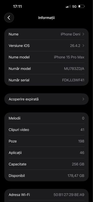 Vand iphone 15 pro max mai multe detelii in privat
