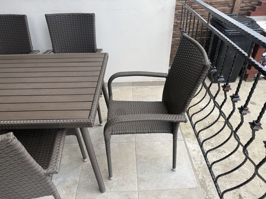 Set masa cu scaune terasa