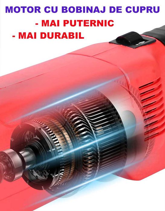 Clupa electrica, masina filetat tevi, 2300W, 6 bacuri 1/2"-2" BSP