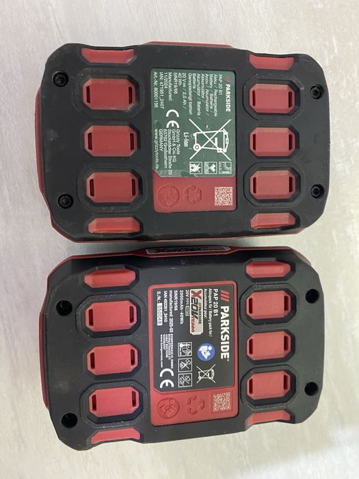 Vand 2 acumulatori parkside 2ah noi baterie flex bormasina