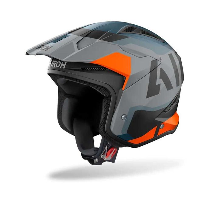 Airoh Каска TRR II Jupiter Orange Matt/Blue-Yellow Gloss