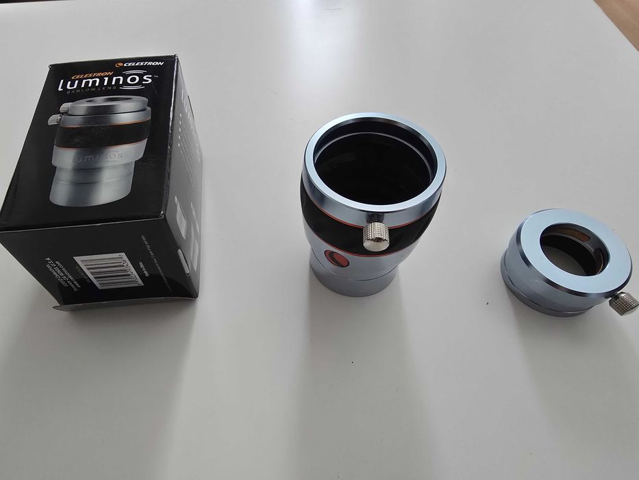 Lentilă Barlow Celestron Luminos 2.5x, 2"