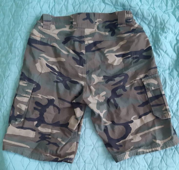 Камуфлаж къс  карго панталон Decatthlon