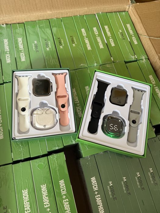 Наушник+смарт сагат набор