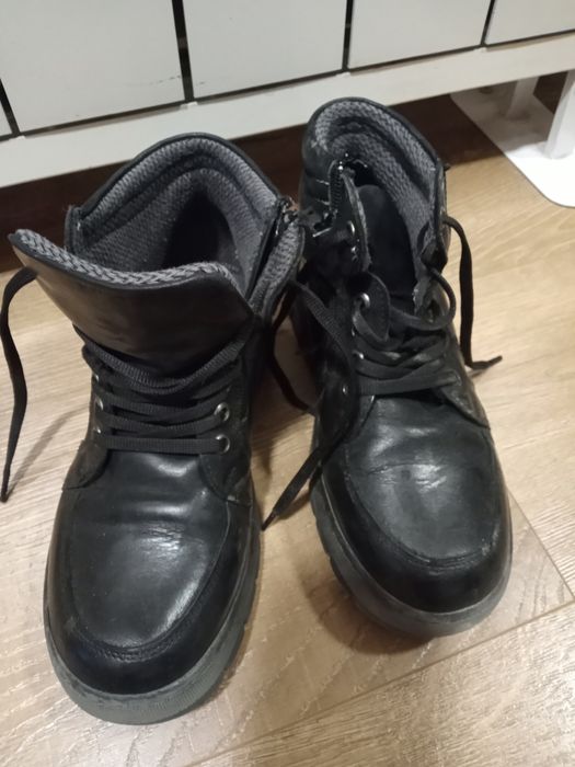 Боти естествена кожа PONKI/ Понки