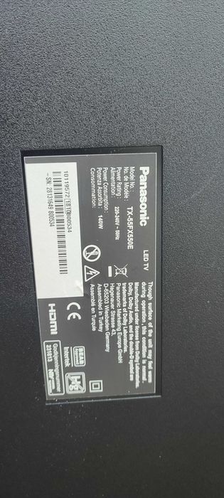 Tv Panasonic pentru piese  tx-55fx550e