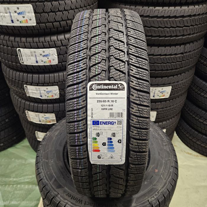 4 Нови зимни бусови гуми 235/65R16C Continental VaWinter 121/119R 10PR