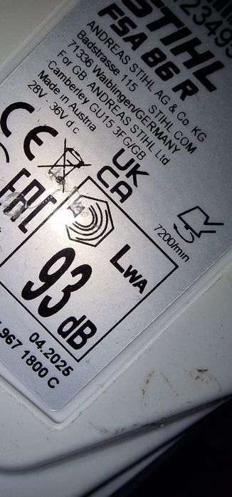 Stihl FSA 86R motocositoare cu acumulator
