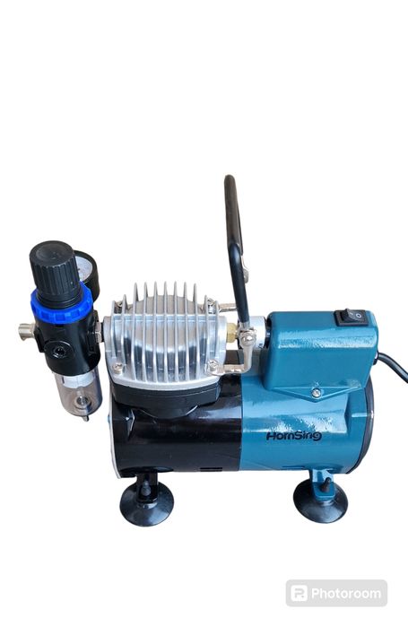 Аерограф двойнодействащ профи комплект