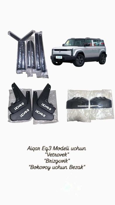 Aiqar modellari uchun aksessuarlar.