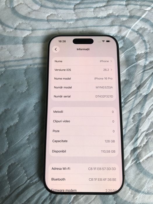 Iphone 16 pro/99% baterie