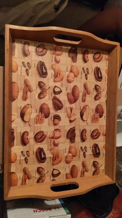 Кана с двойно дъно, чаши, подноси