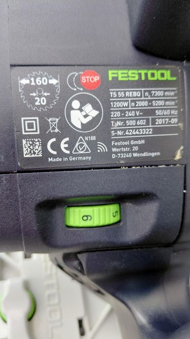Festool TS 55 REBQ-Plus Потапящ циркуляр