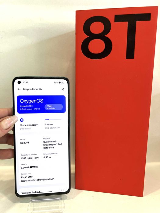 OnePlus 8T, 128GB/8GB RAM, Aquamarine Green!