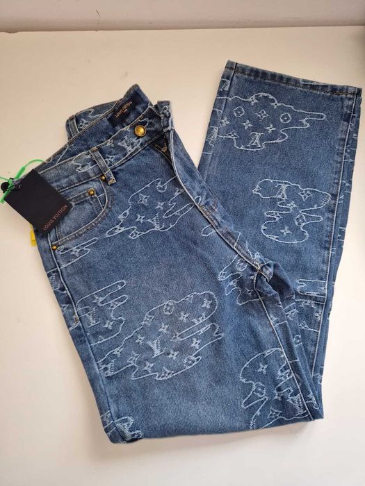 Blugi LOUIS VUITTON Brodati